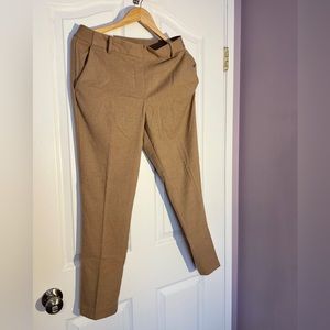 Women’s dress pants, narrow leg, elastic waistband in the back